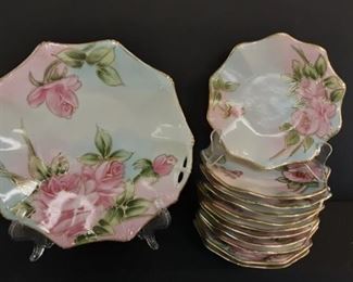 Made in Japan, 1 handled plate and 11 snack plates
