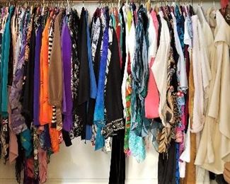 Beyond a closet full of clothes...lots of them designer clothing.
