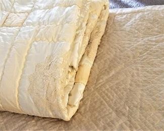 Beige comforters for sale.