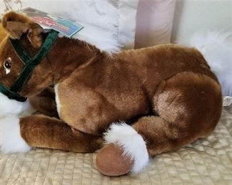 New with tag stuffed horse
