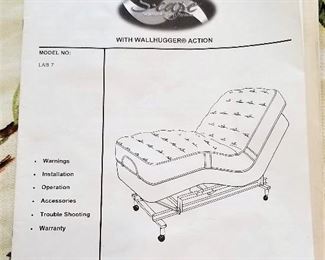 Wall hugger adjustable queen mattress with remote control.