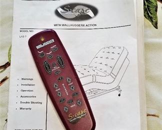 Wall hugger adjustable queen mattress with remote control.