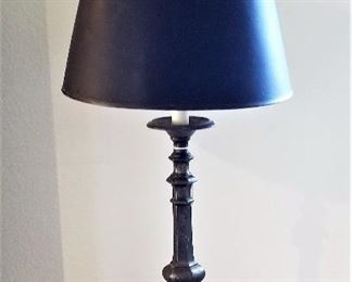 Heavy vintage Eiffel tower lamp.