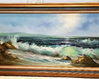 Large seascape art.