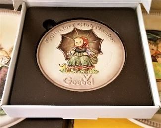 Collectible Hummel plates