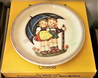 Goebel collectible Hummel plates. We have several.