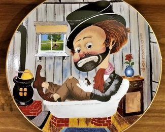 1979 Red Skelton clown plate 