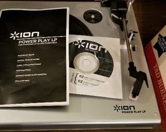ION Power Play LP with instructions and cd.