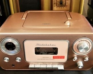 Studebaker portable radio and cd player