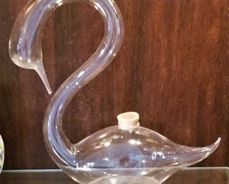 Mid-century modern glass bird