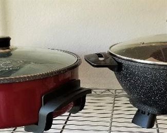 More electric skillets.