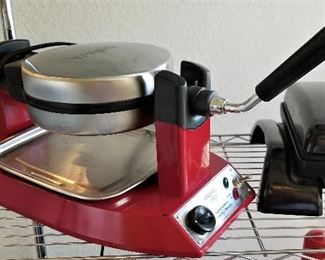 Waffle maker. I have one and it works fantastic. So easy to make waffles!
