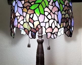 Vintage Tiffany style glass lamp