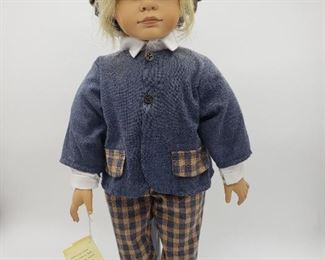 "Faithful friends " porcelain doll
