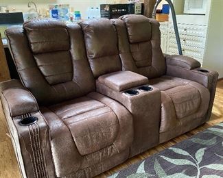 Eric Church Highway to Home Electric Reclining Loveseat