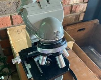 Olympus Microscope with Case (Tokyo)