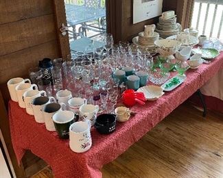 Assorted Glassware and China