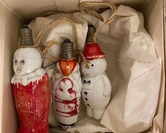 Vintage Figural Christmas Bulbs
