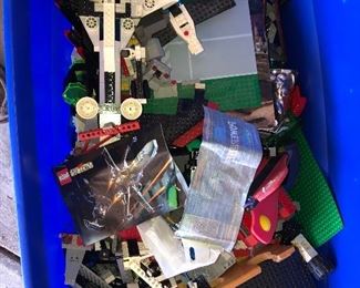 Huge tote of Legos