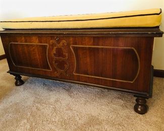 Antique Mahogany Cedar Chest by Cavalier 