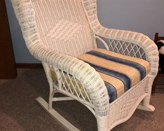 Antique Wicker Rocker