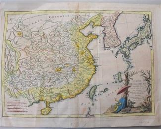 31. Antique Hand Colored Map