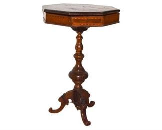 48. Finely Inlaid Sewing Stand