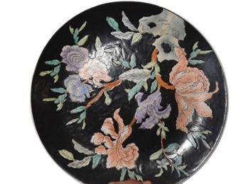 52. Floral Pattern Asian Porcelain Plate
