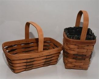 53. Two Longaberger Baskets