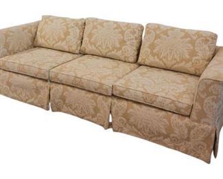 75. Patterned Traditional Style Sofa