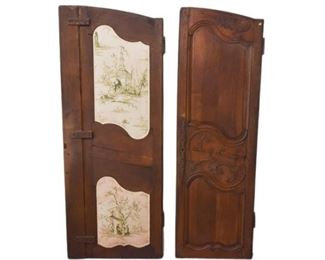 78. Pair of 18th cent French Wardrobe Paneled Doors