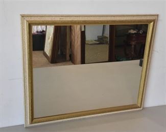 106. Gilt and Painted Framed Mirror