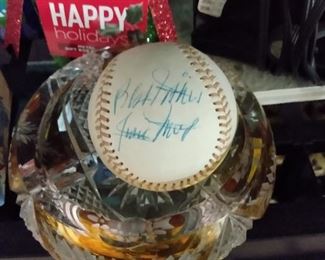 Willy Mays signed baseball