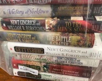 Newt Gingrich Novels - Sold as a Set