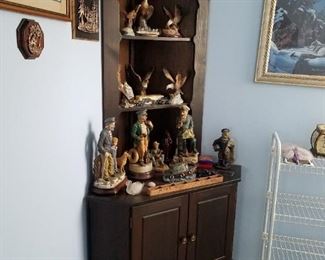 Corner cabinet and more decor