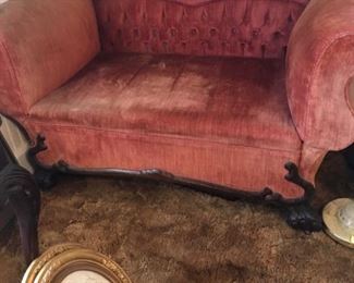 1800's Settee makes into a bed