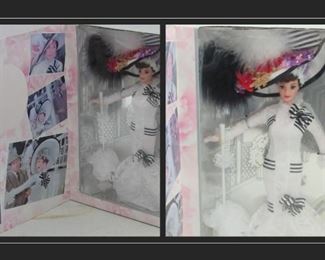Barbie doll as Eliza Doolittle ,"My Fair Lady" still in the original box  $35.00
