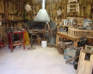 Working Blacksmith’s studio