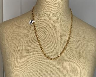 Gold tone necklace$6