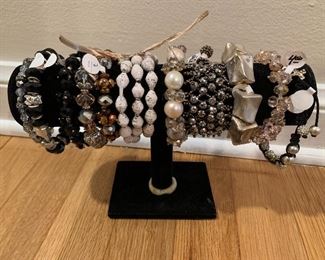 Stretch Bracelets $4-$5 each.  Make an appointment to view these and other great pieces of Jewelry!