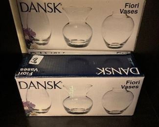 Dansk Small Vases set 3 /$6 (3 sets available)