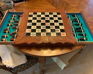 Gorgeous Folding Chess set $30