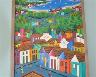 #4   Artist:  E. Cherisme  25.5x49   oil on canvas   $2,000.