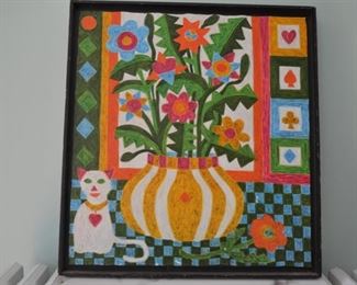 #6      Oil on canvas 23.5x25.5     $550.