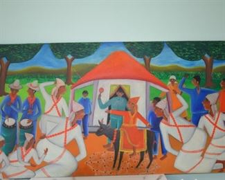 #12   Artist: Alberoi Bazile  27.5x24   oil/masonite   $600.