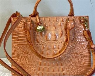 Peach Brahmin Caroline Melbourne shoulder bag/ handbag