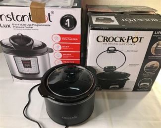 Insta-pot and Crock Pots