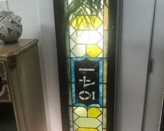 Early 20thC Address...Stained Glass.