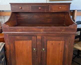 Antique dry sink