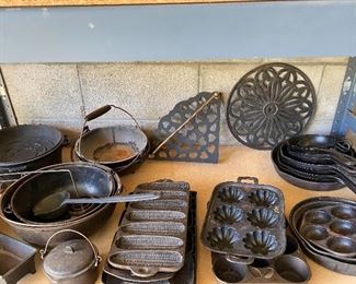 Lots of cast iron, some very early. 